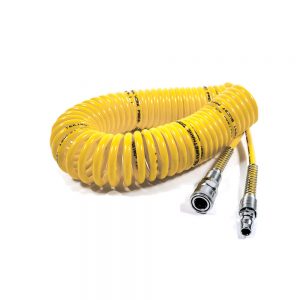 Recoil Hose With Spring (Yellow Color)