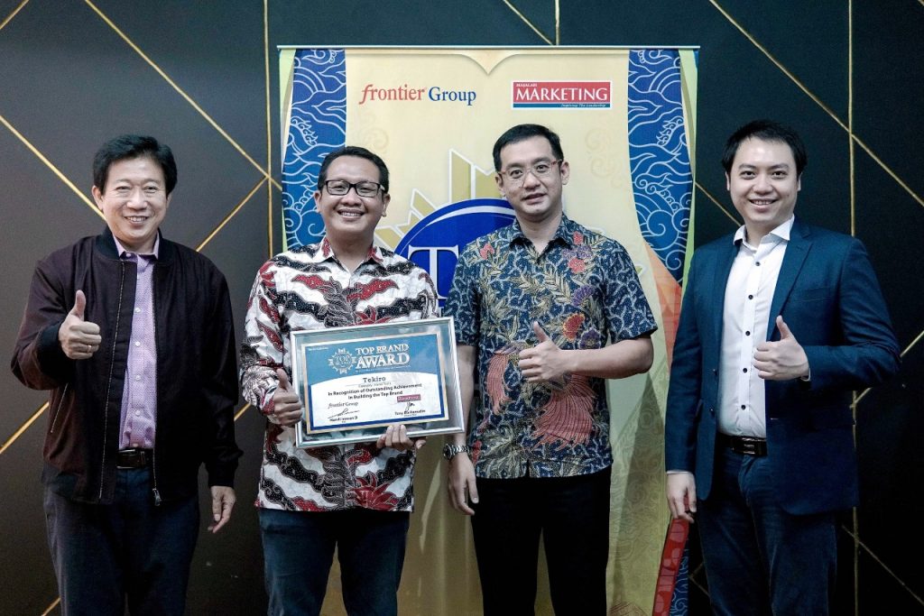 Tekiro Raih Top Brand